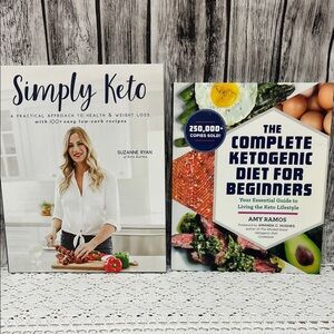 Set of 2 Keto cookbooks- The Complete Keto Diet for beginners & Simply Keto